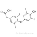 Benzolessigsäure, 4- (4-Hydroxy-3,5-diiodphenoxy) -3,5-diiod CAS 67-30-1